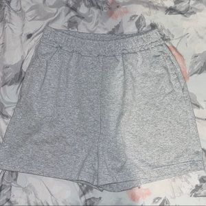 Pretty Little Thing PLT Grey Marl Sweat Pocket Shorts
